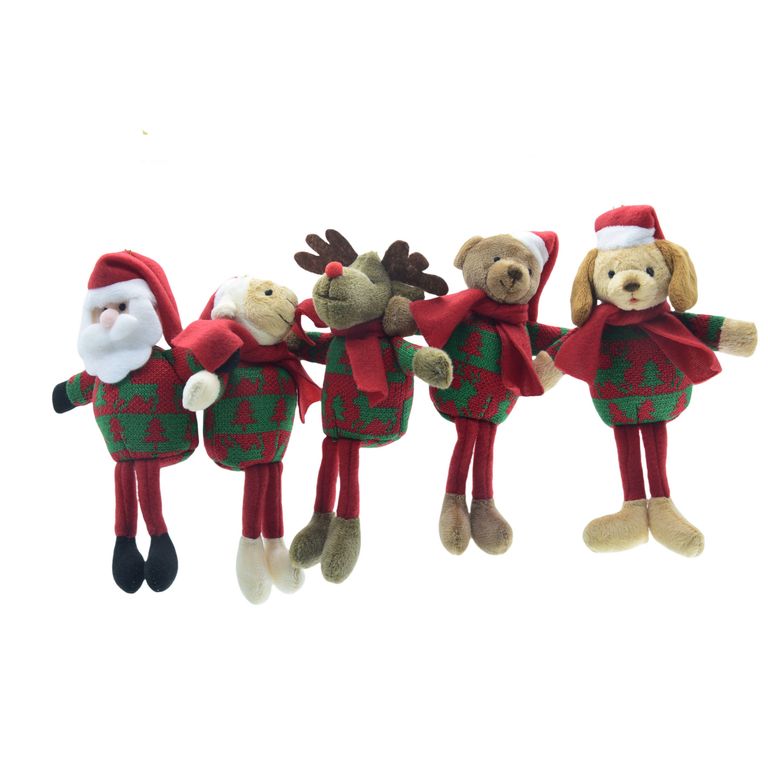 Peluche Figura Navidad 19 cm Diseños Surtidos