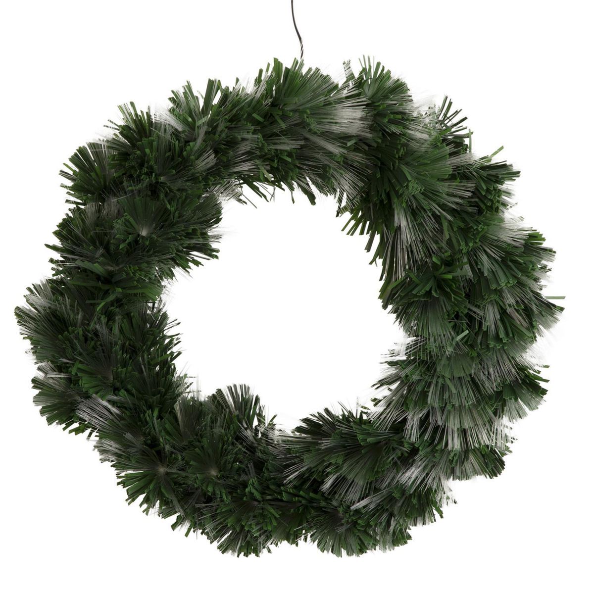 DEAR SANTA - Corona navidad fibra óptica multicolor