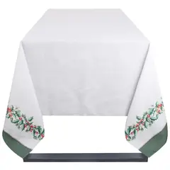 DEAR SANTA - Mantel navidad poliéster lino 180x240 cm