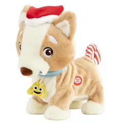 DEAR SANTA - Perro navidad animado gorro rojo