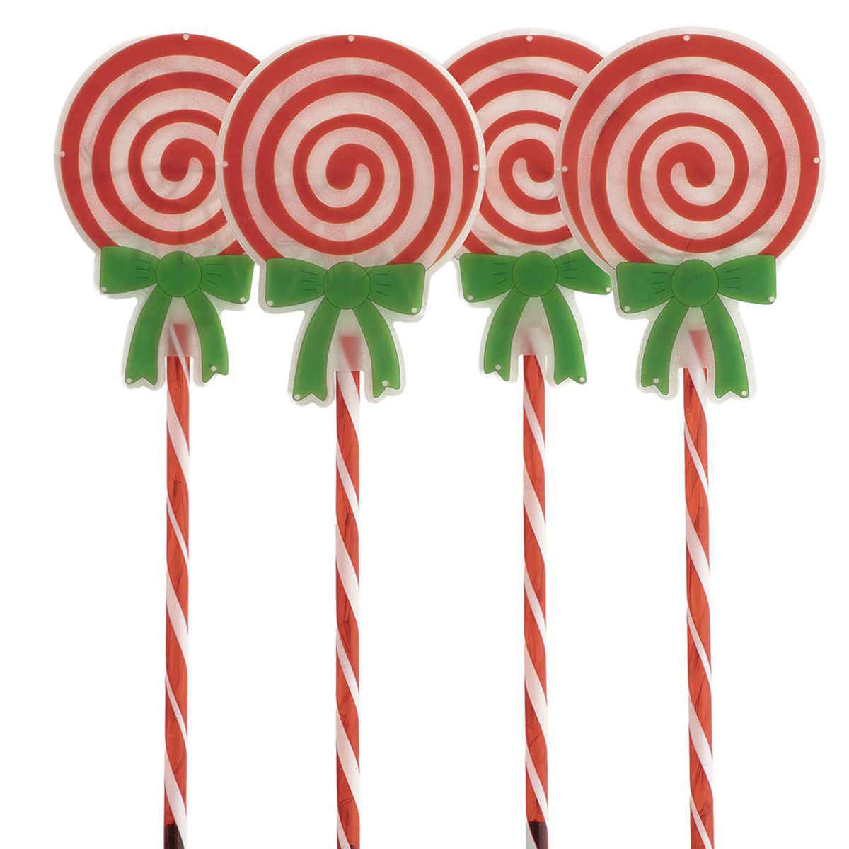 DEAR SANTA - Set 4 Estacas navidad candys 74cm