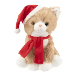 DEAR SANTA - Peluche Gato navidad gorro 24cm