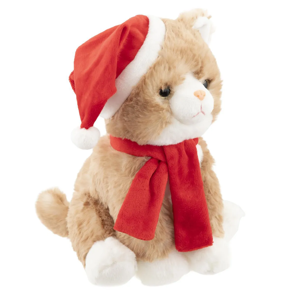 DEAR SANTA - Peluche Gato navidad gorro 24cm Diseños Surtidos