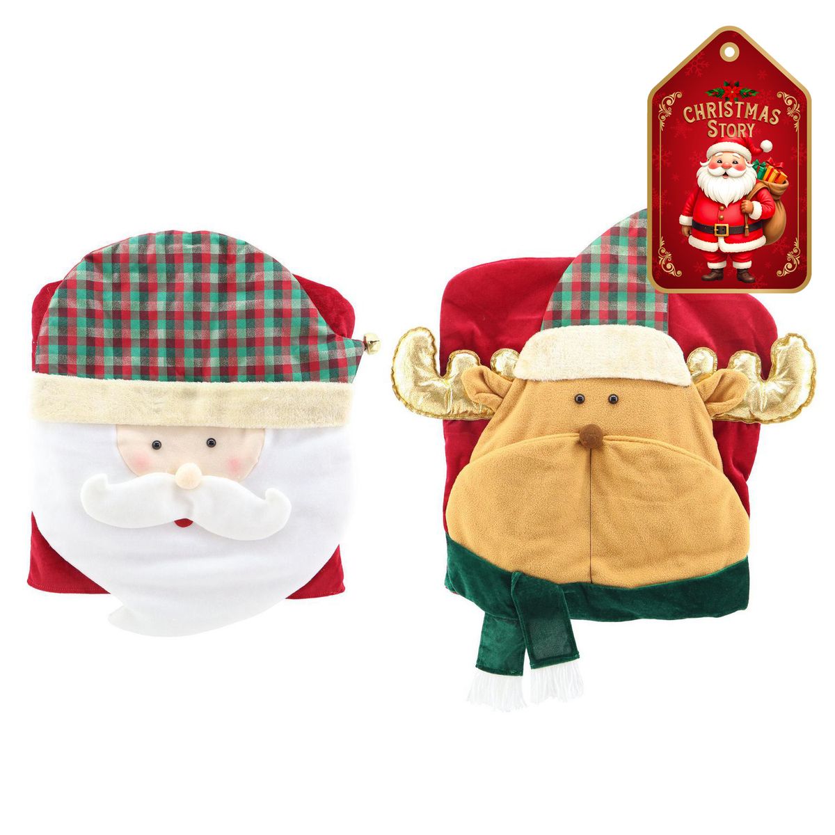 DEAR SANTA - Set 2 cubresillas navidad 63cm xstory