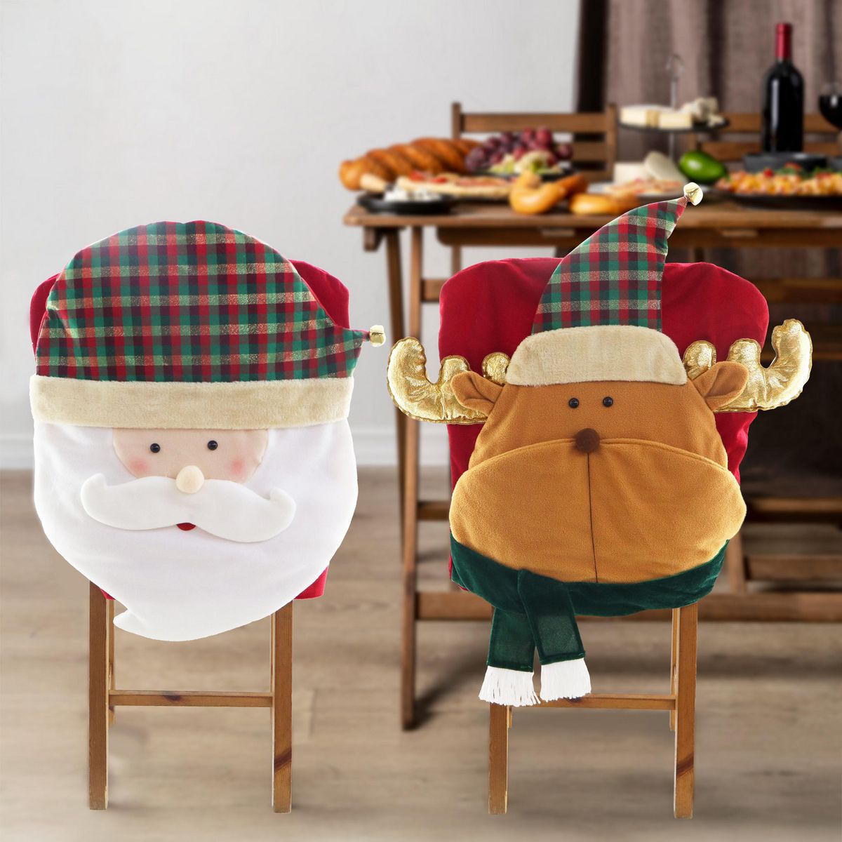 DEAR SANTA - Set 2 cubresillas navidad 63cm xstory