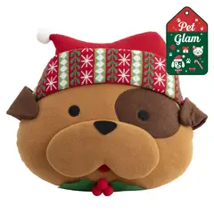 DEAR SANTA - Cojín navidad cara perrito 38 cm
