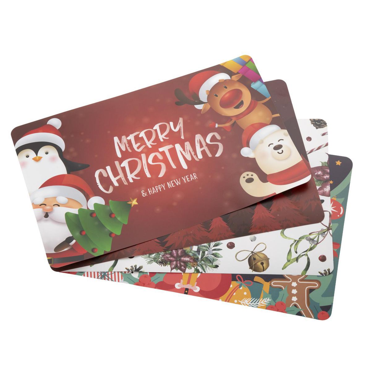 DEAR SANTA - Individual Navidad Rectangular Xmas 1 Pieza Surtido