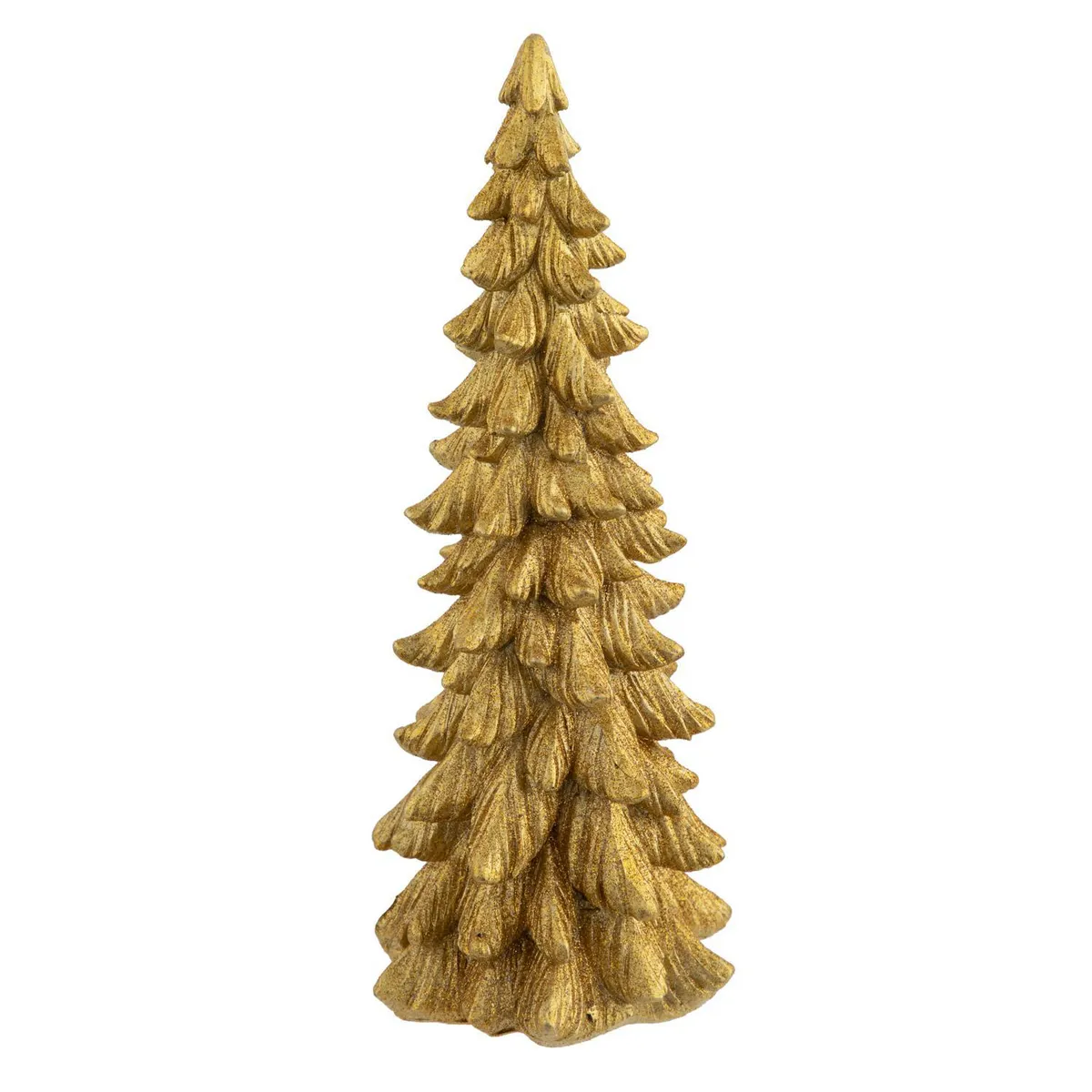 DEAR SANTA - Árbol navidad deco poliresina 26.3cm dorado