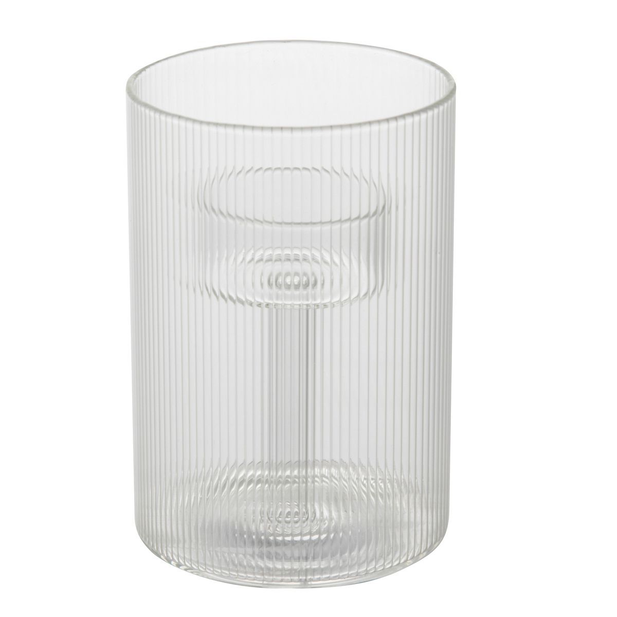 DEAR SANTA - Candelabro navidad vidrio 8x12.3cm