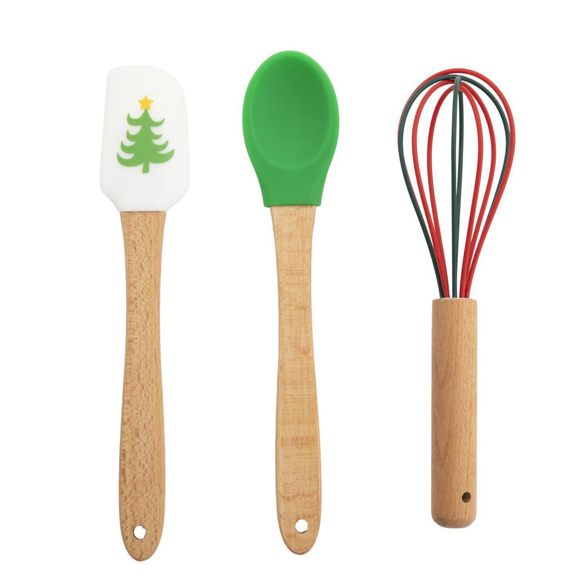 DEAR SANTA - Set navidad 3 mini utensilios cocina verde