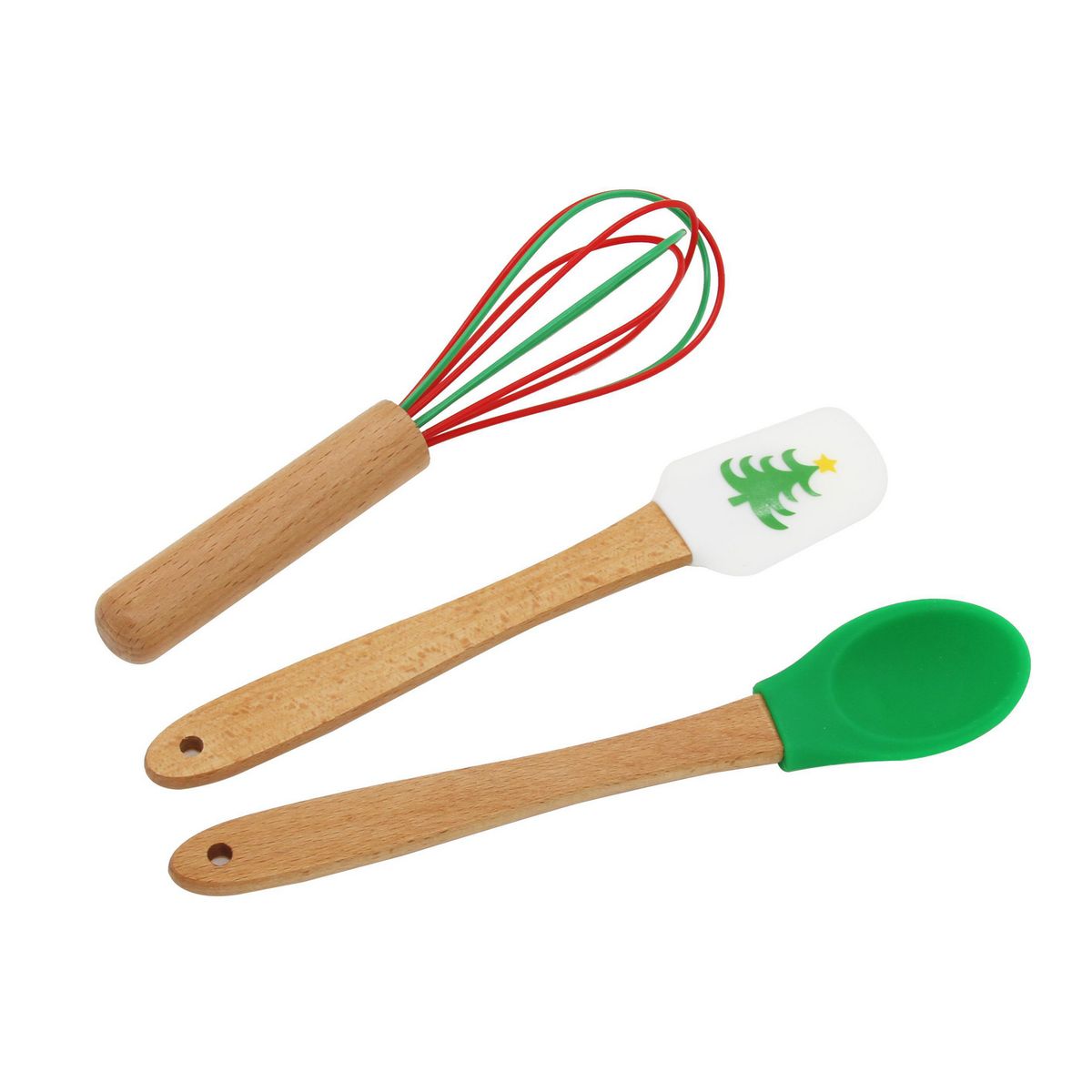 DEAR SANTA - Set navidad 3 mini utensilios cocina verde