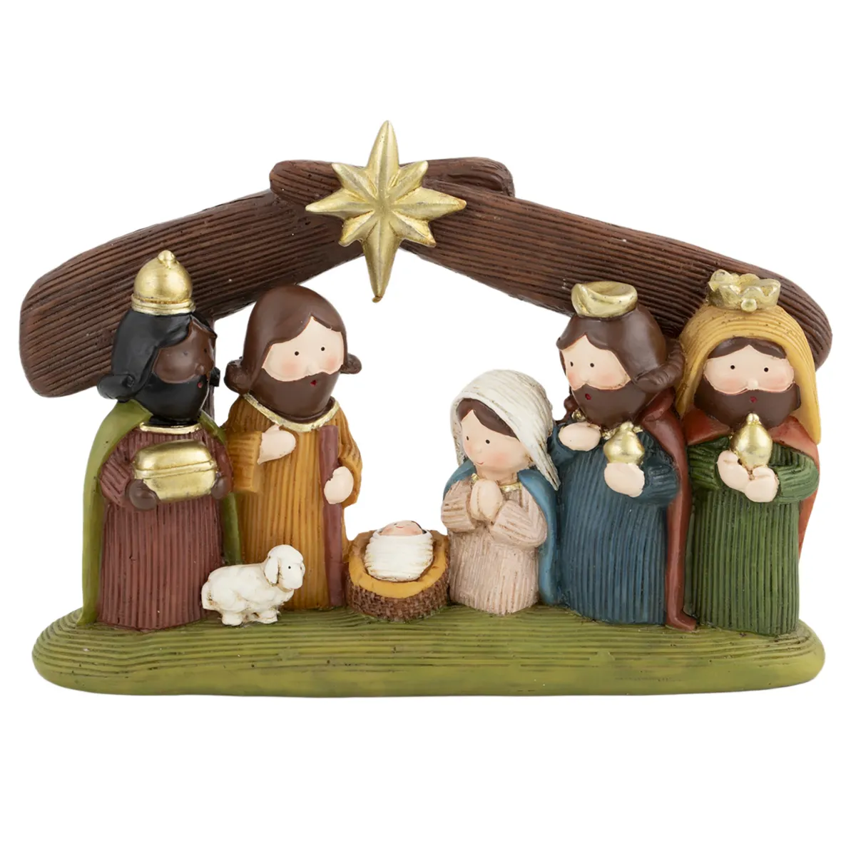 DEAR SANTA - Pesebre navidad deco 1pza 12 cm polire