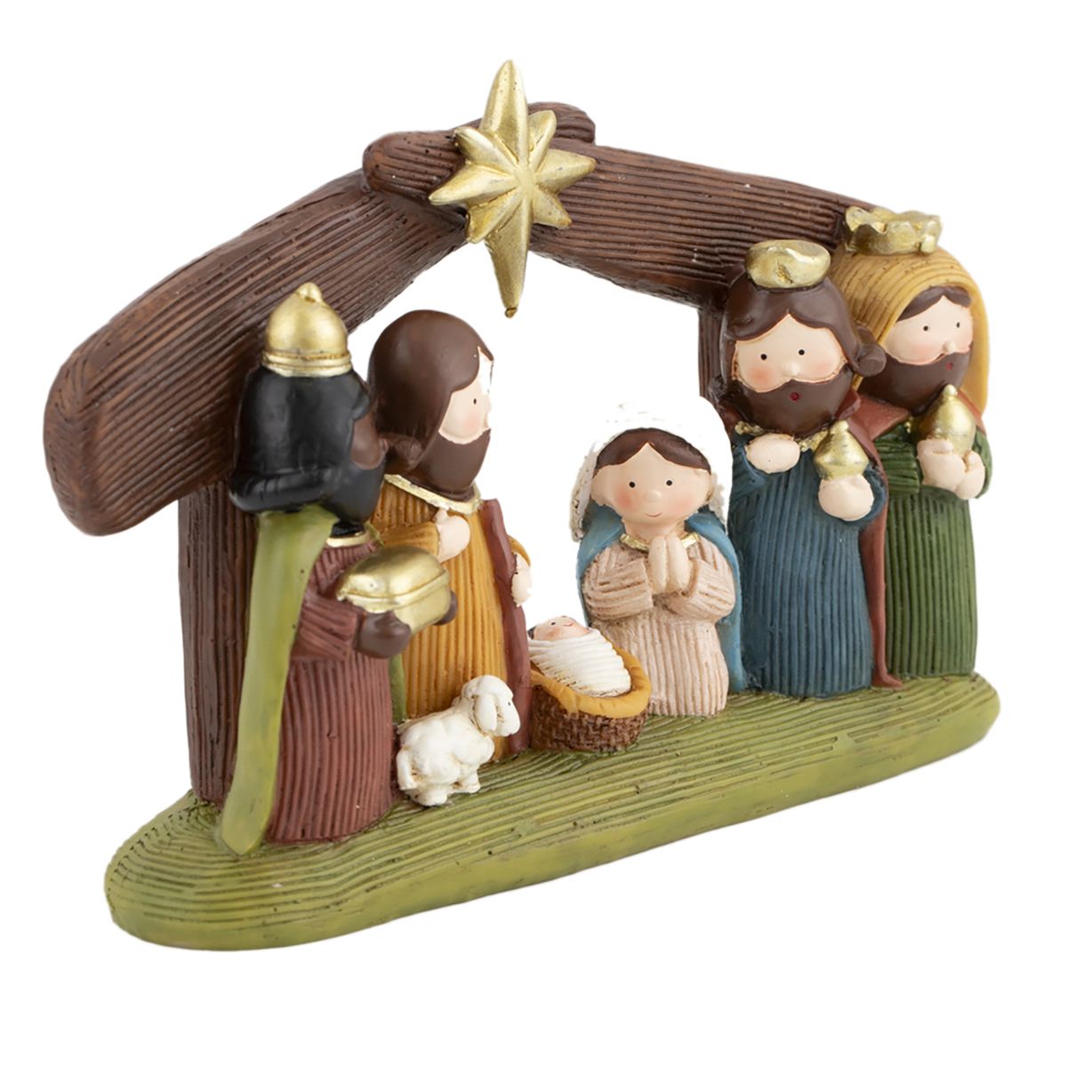 DEAR SANTA - Pesebre navidad deco 1pza 12 cm polire