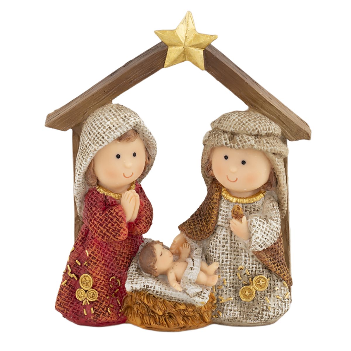 DEAR SANTA - Mini pesebre navidad 1 pza 15 cm