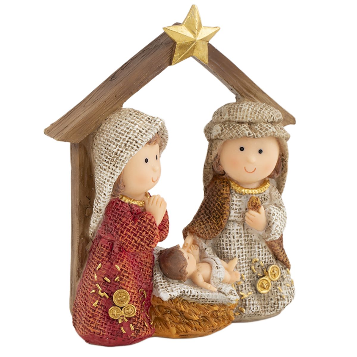 DEAR SANTA - Mini pesebre navidad 1 pza 15 cm