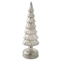 DEAR SANTA - Árbol navidad led deco 33 cm plateado