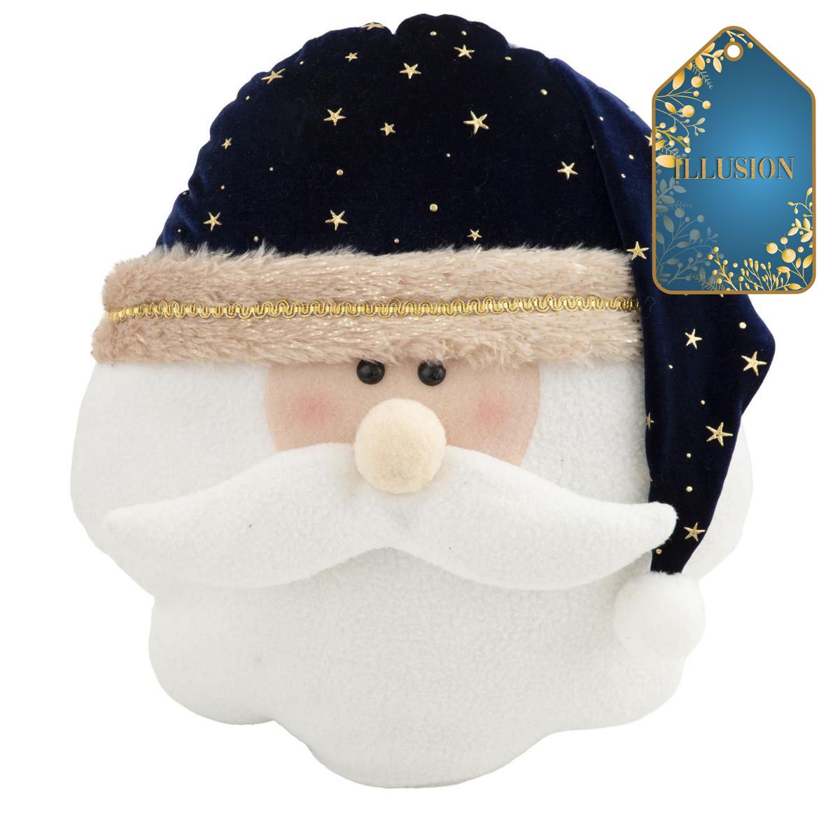DEAR SANTA - Cojin navidad cabeza santa illusion