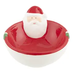 DEAR SANTA - Bowl Navidad Santa Claus 14 cm Rojo/Blanco