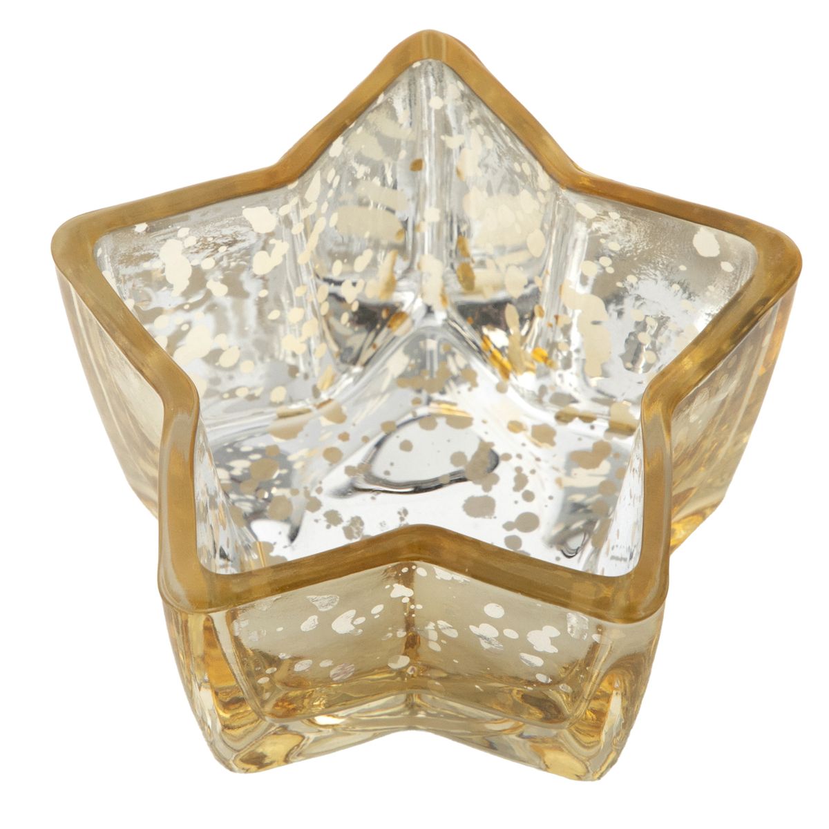 DEAR SANTA - Set 4 portavelas navidad estrella 20.3x22x5.7 cm