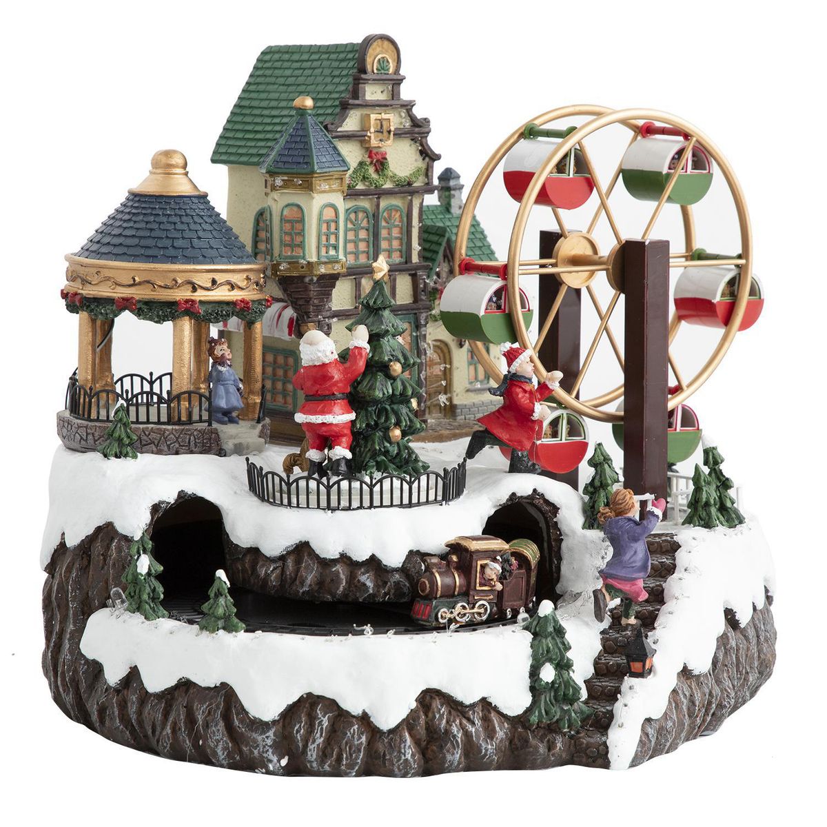 DEAR SANTA - Villa navidad animada ruleta tren b