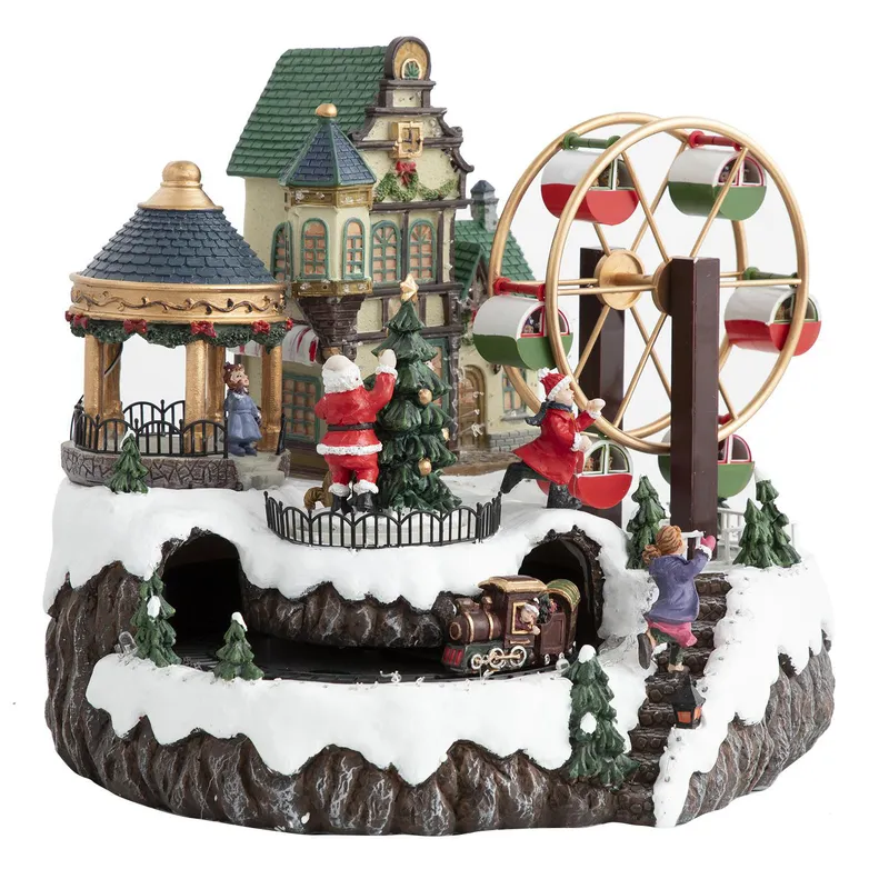 DEAR SANTA - Villa navidad animada ruleta tren b