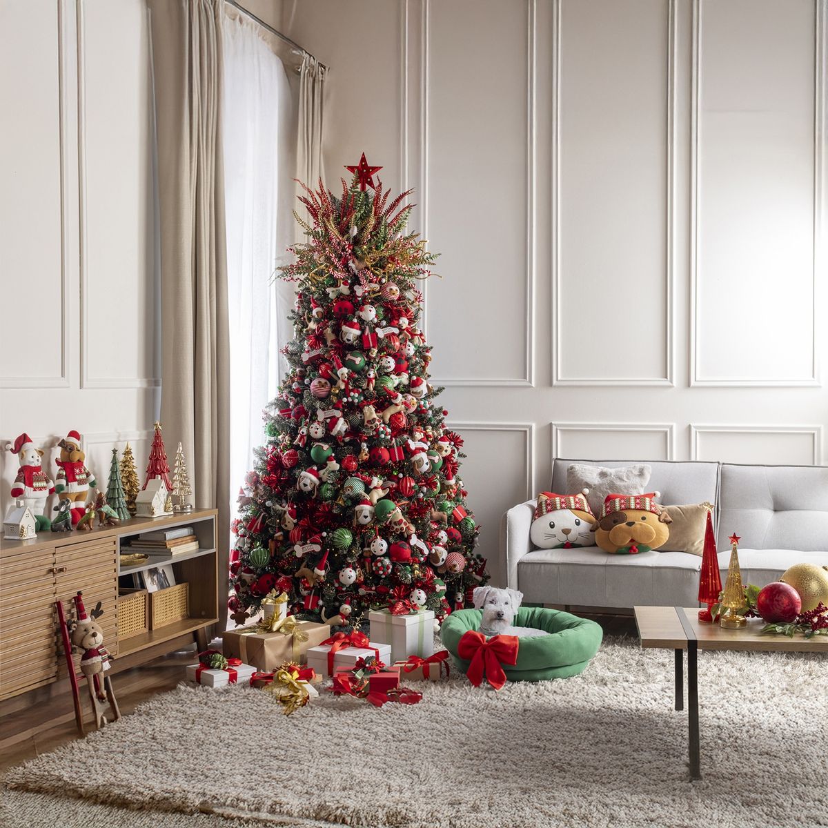 DEAR SANTA - Árbol navidad decorativo delgado verde