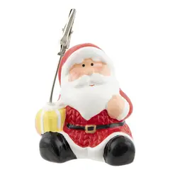 DEAR SANTA - Tarjetero navidad santa navidad 10 cm