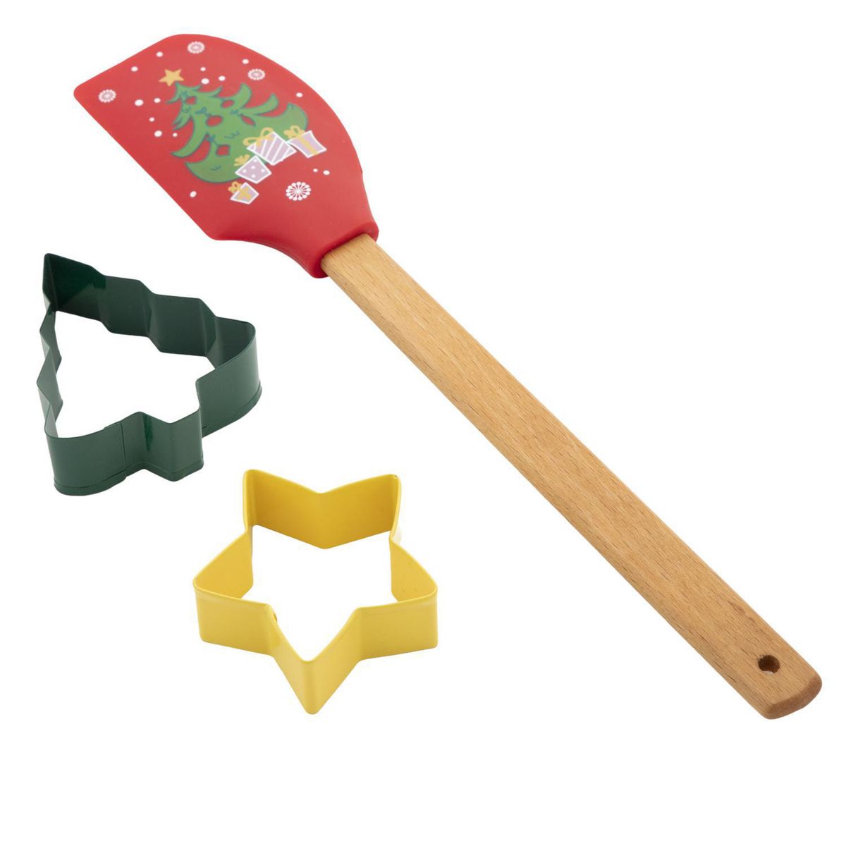 DEAR SANTA - Set 3 Accesorios para Hornear Galletas