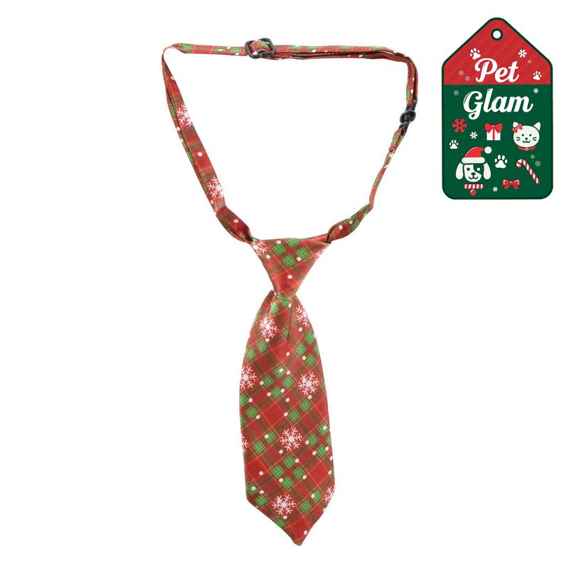 DEAR SANTA - Corbatín navidad mascota rojo/verde pet glam