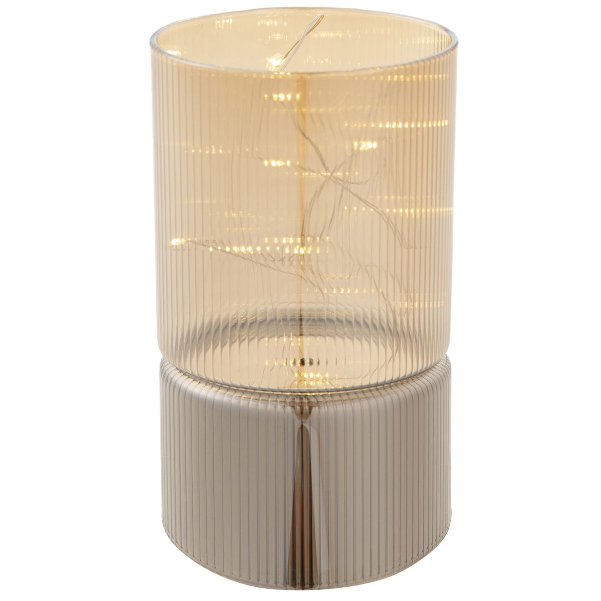 DEAR SANTA - Adorno navidad mesa vidrio 14 cm