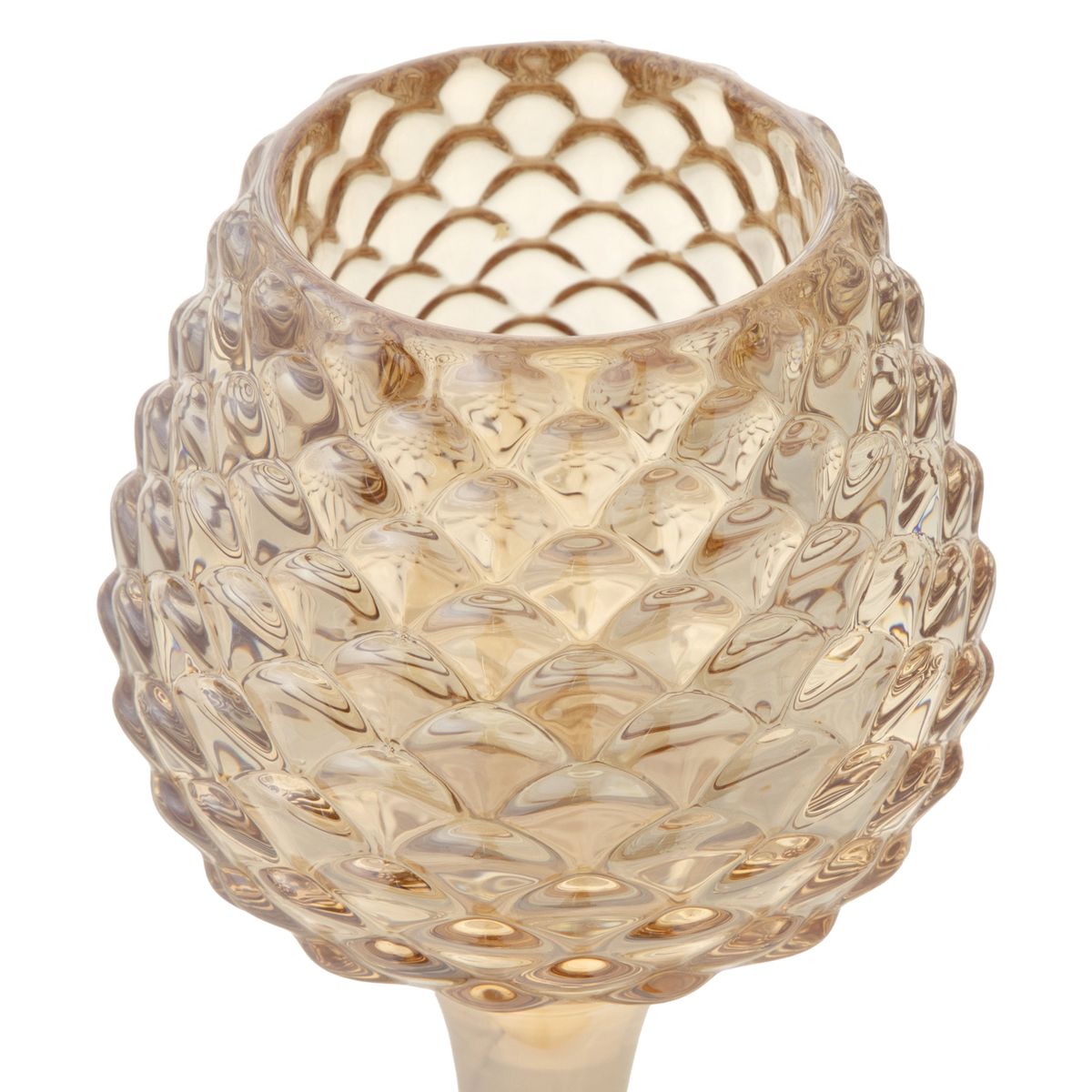 DEAR SANTA - Candelabro navidad 10x20.5cm dorado