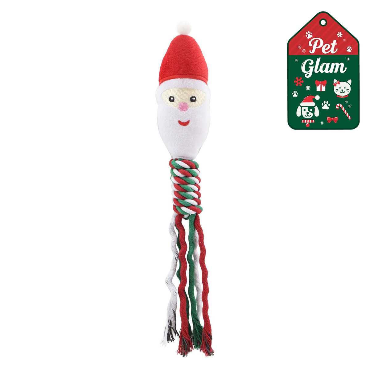 DEAR SANTA - Juguete navidad santa 36.2cm pet glam