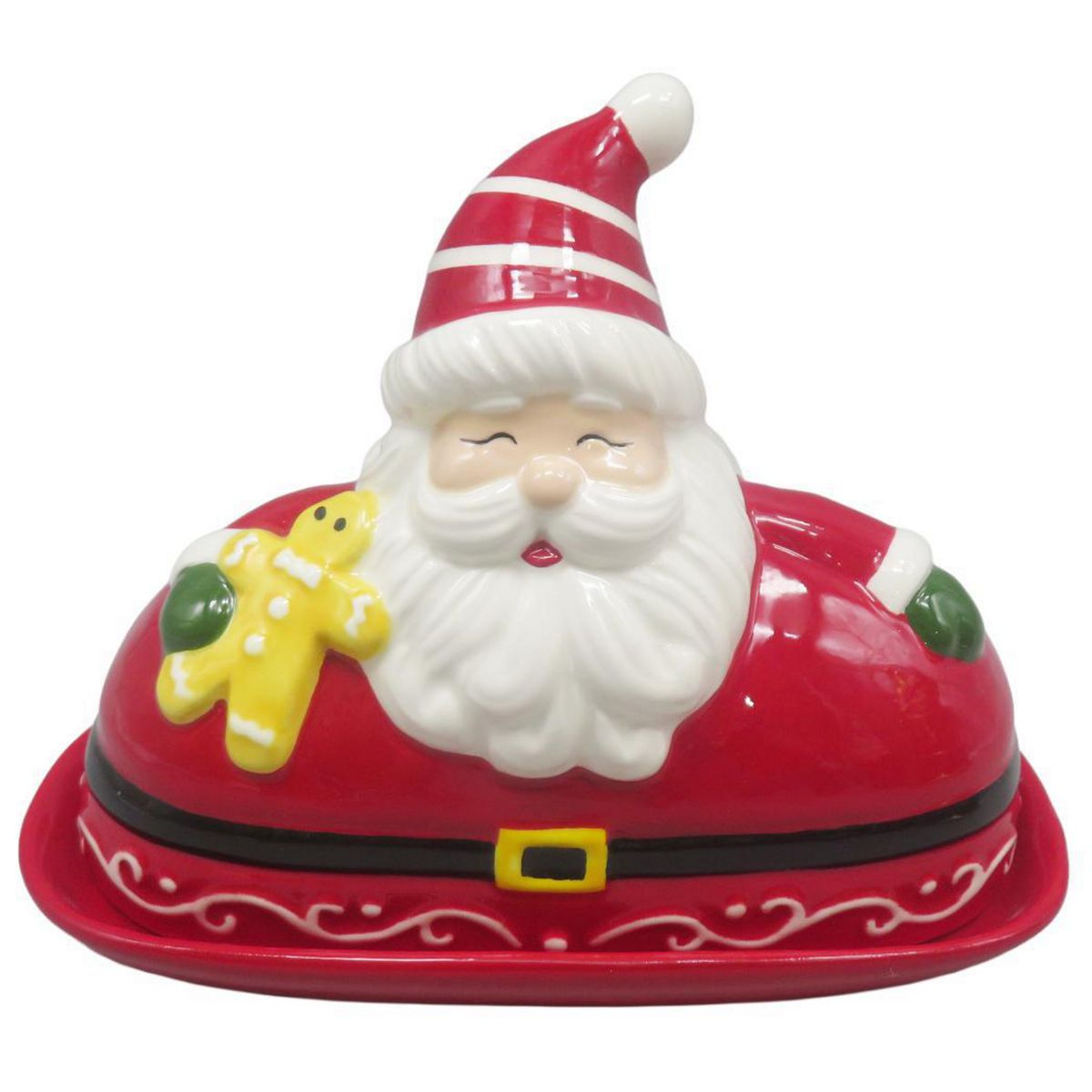 DEAR SANTA - Mantequillero navidad santa 18 cm