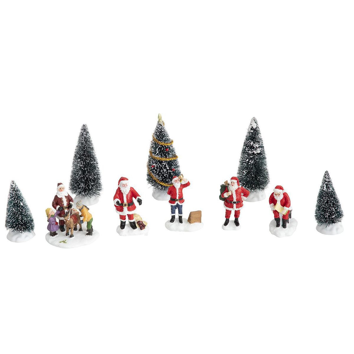 DEAR SANTA - Set 10 figuras navidad santa árbol