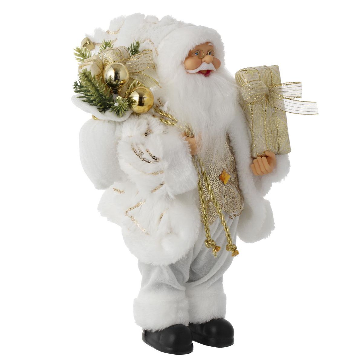 DEAR SANTA - Santa navidad dorado 30cm