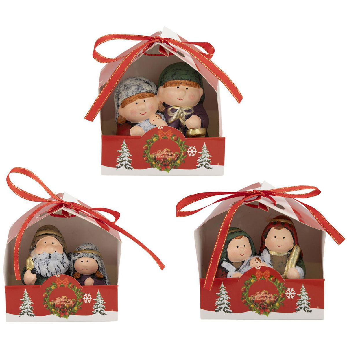 DEAR SANTA - Pesebre Navidad 1 Pieza 8 cm Diseño Surtido