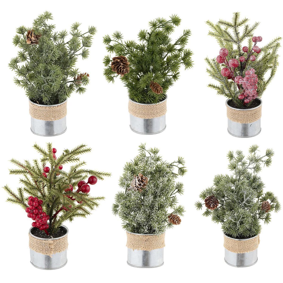 DEAR SANTA - Arbol Navidad Mini 13x23 cm Surtido