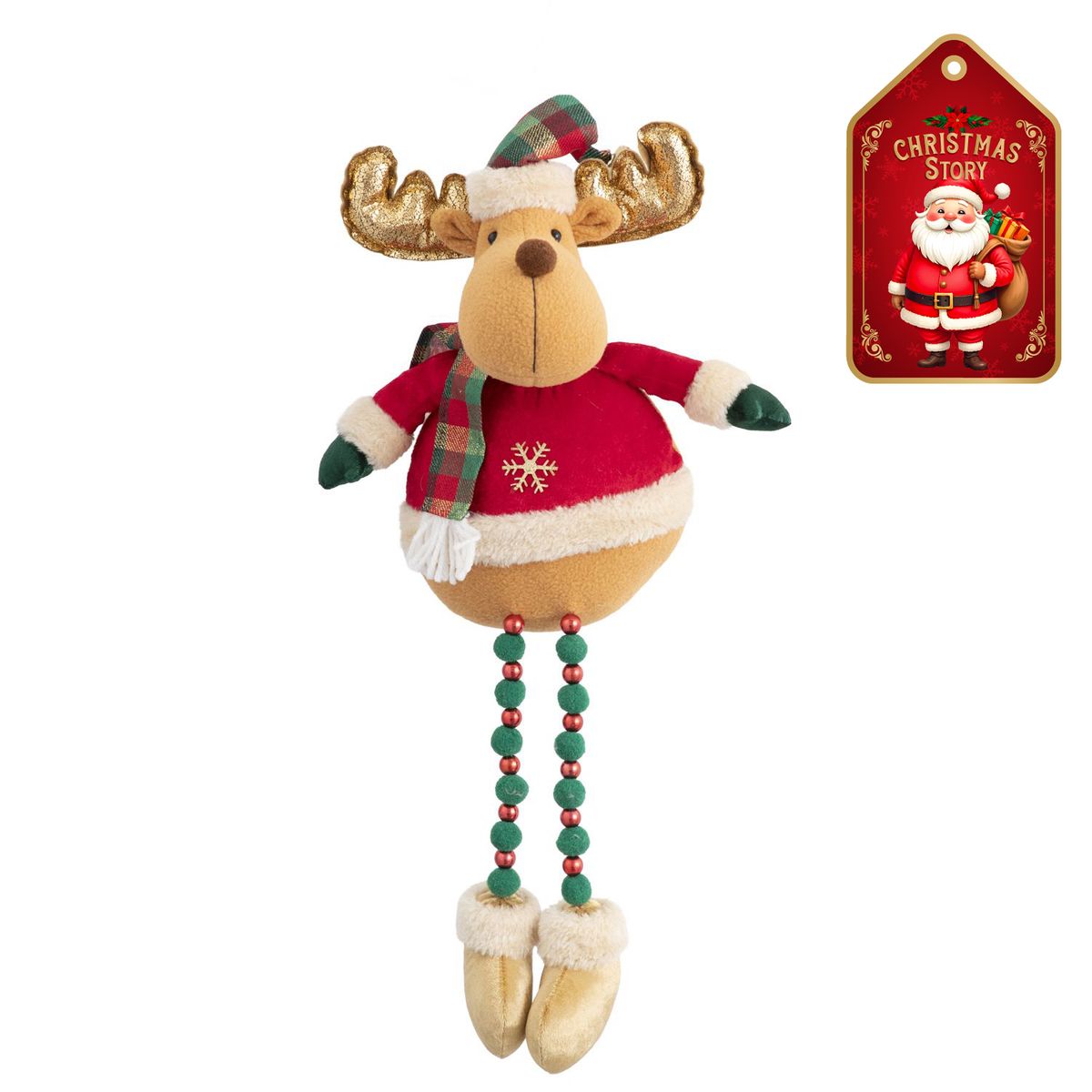 DEAR SANTA - Reno navidad sentado 51cm xstory