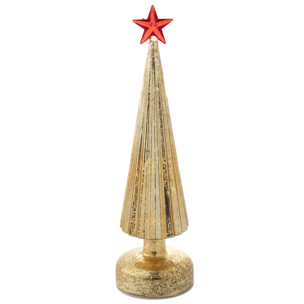 DEAR SANTA - Árbol navidad decorativo vidrio 32.4 cm