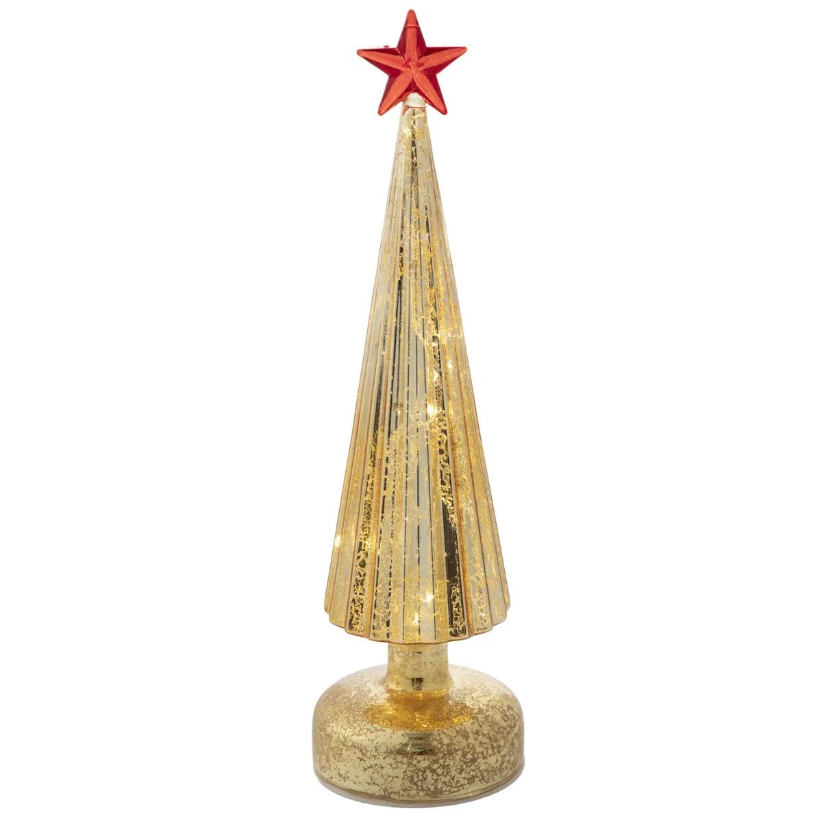 DEAR SANTA - Árbol navidad decorativo vidrio 32.4 cm