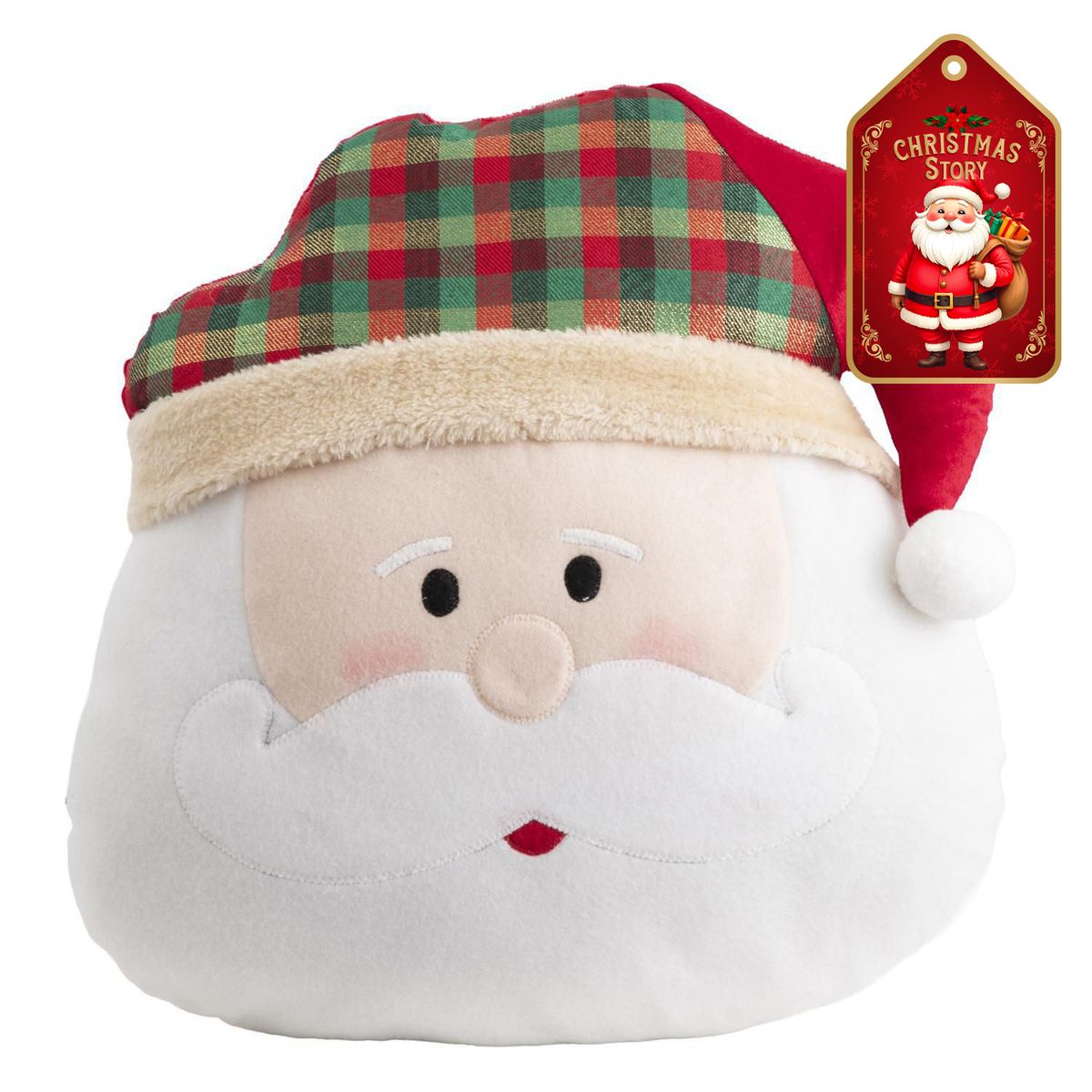 DEAR SANTA - Cojín navidad santa 40cm rojo xstory