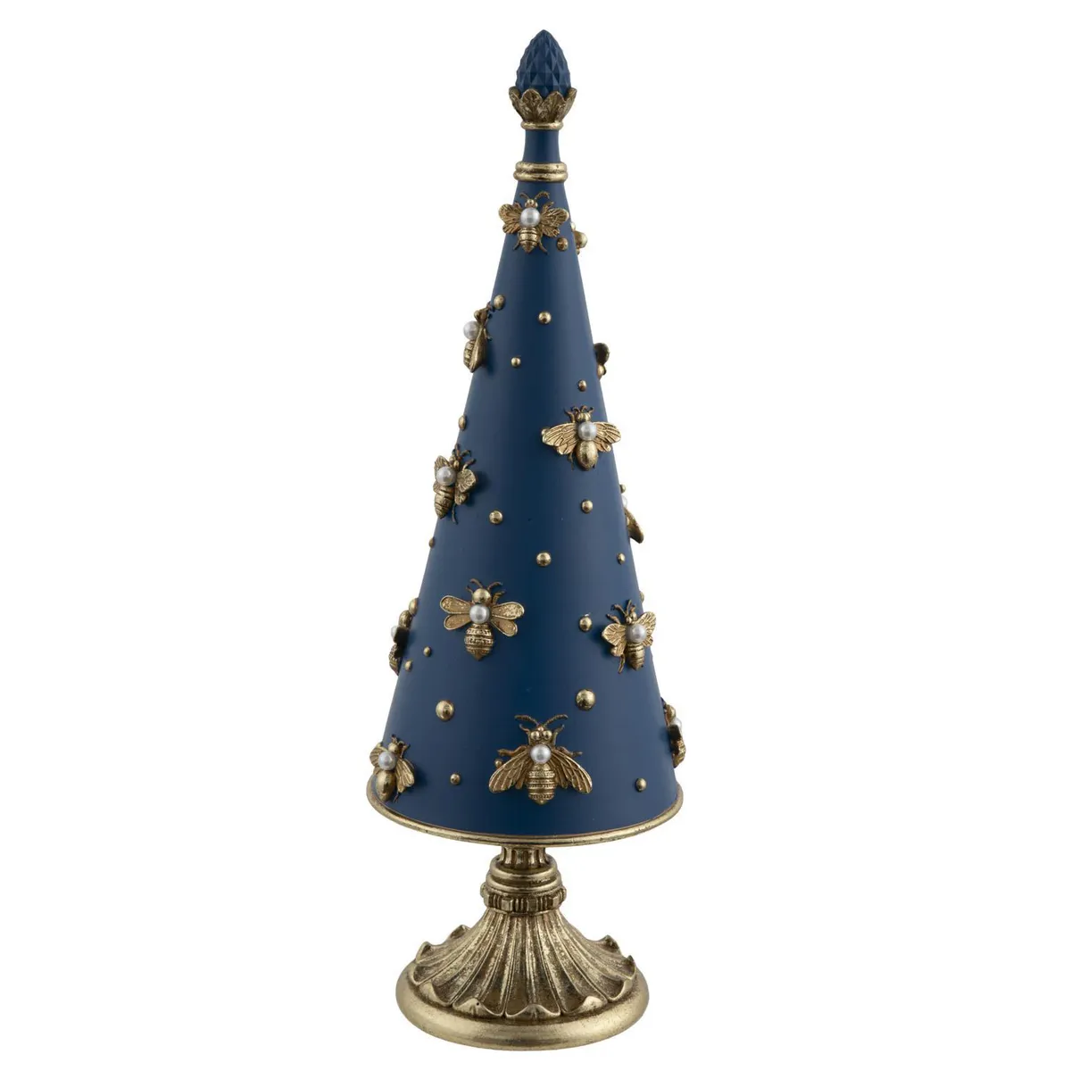 DEAR SANTA - Árbol navidad abejas azul 40.8 cm