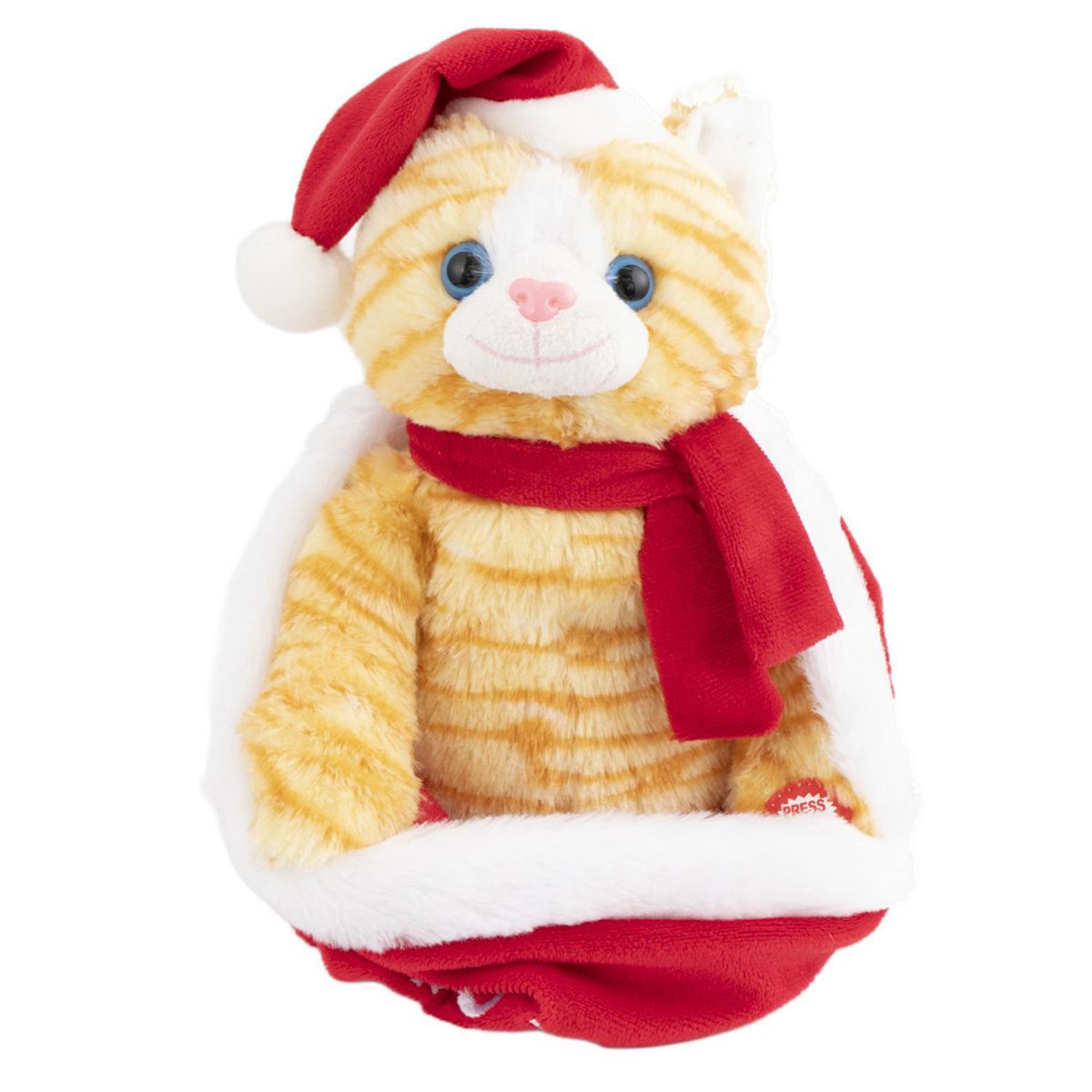 DEAR SANTA - Gato navidad animado en bolsa