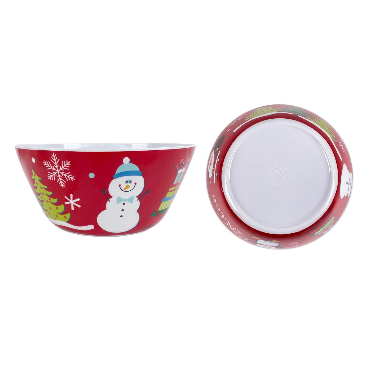DEAR SANTA - Bowl navidad melamina rojo 25.3cm