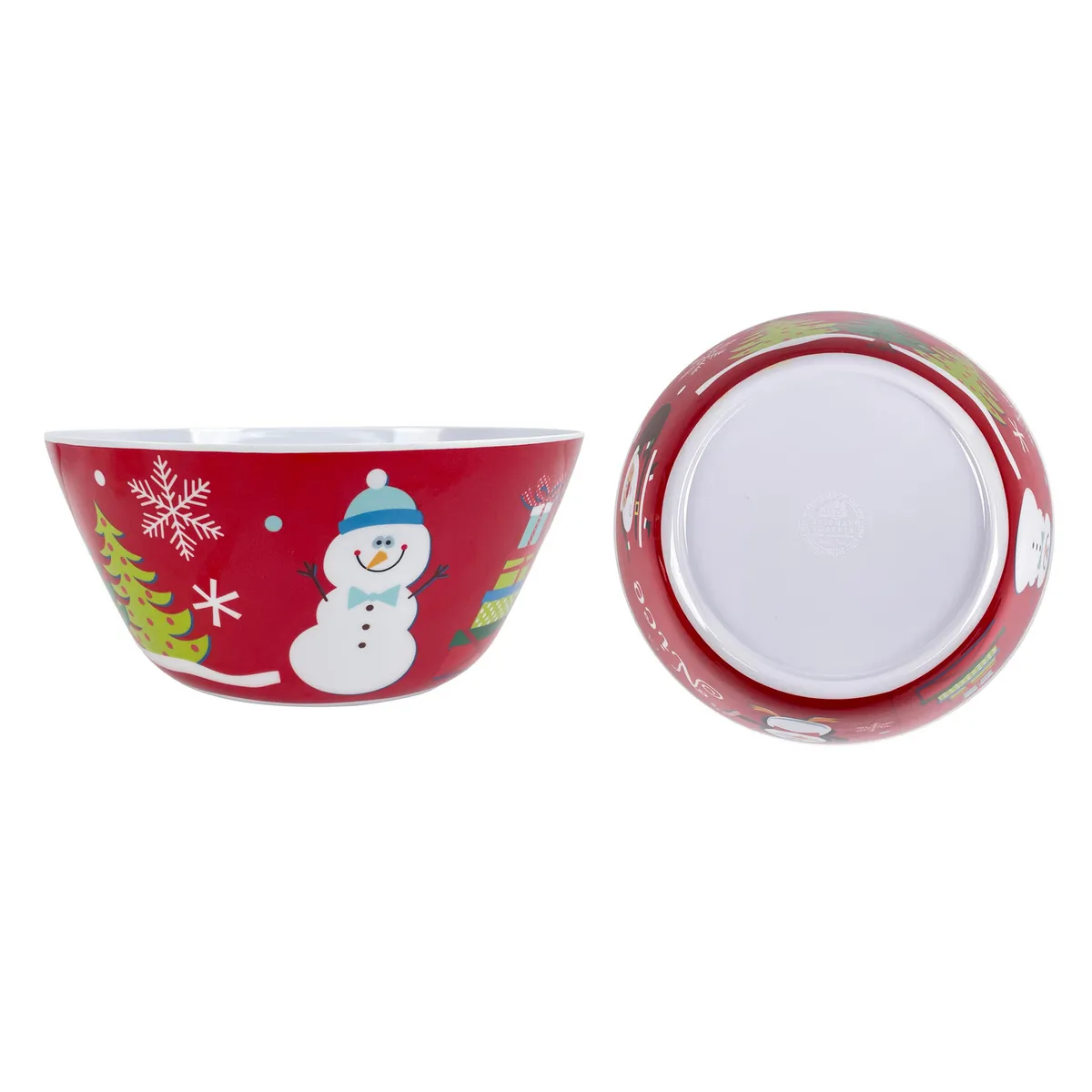 DEAR SANTA - Bowl navidad melamina rojo 25.3cm