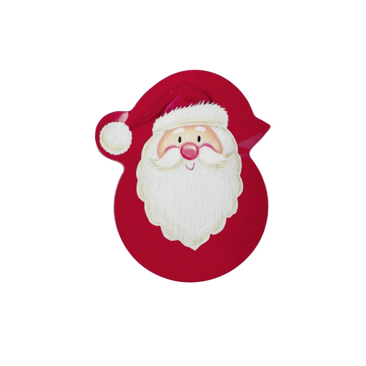 DEAR SANTA - Plato navidad santa melamina 23x18.5cm