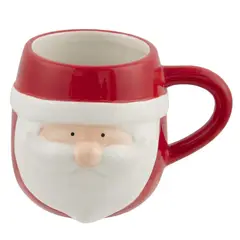DEAR SANTA - Mug Navidad Santa 9 cm Rojo/Blanco