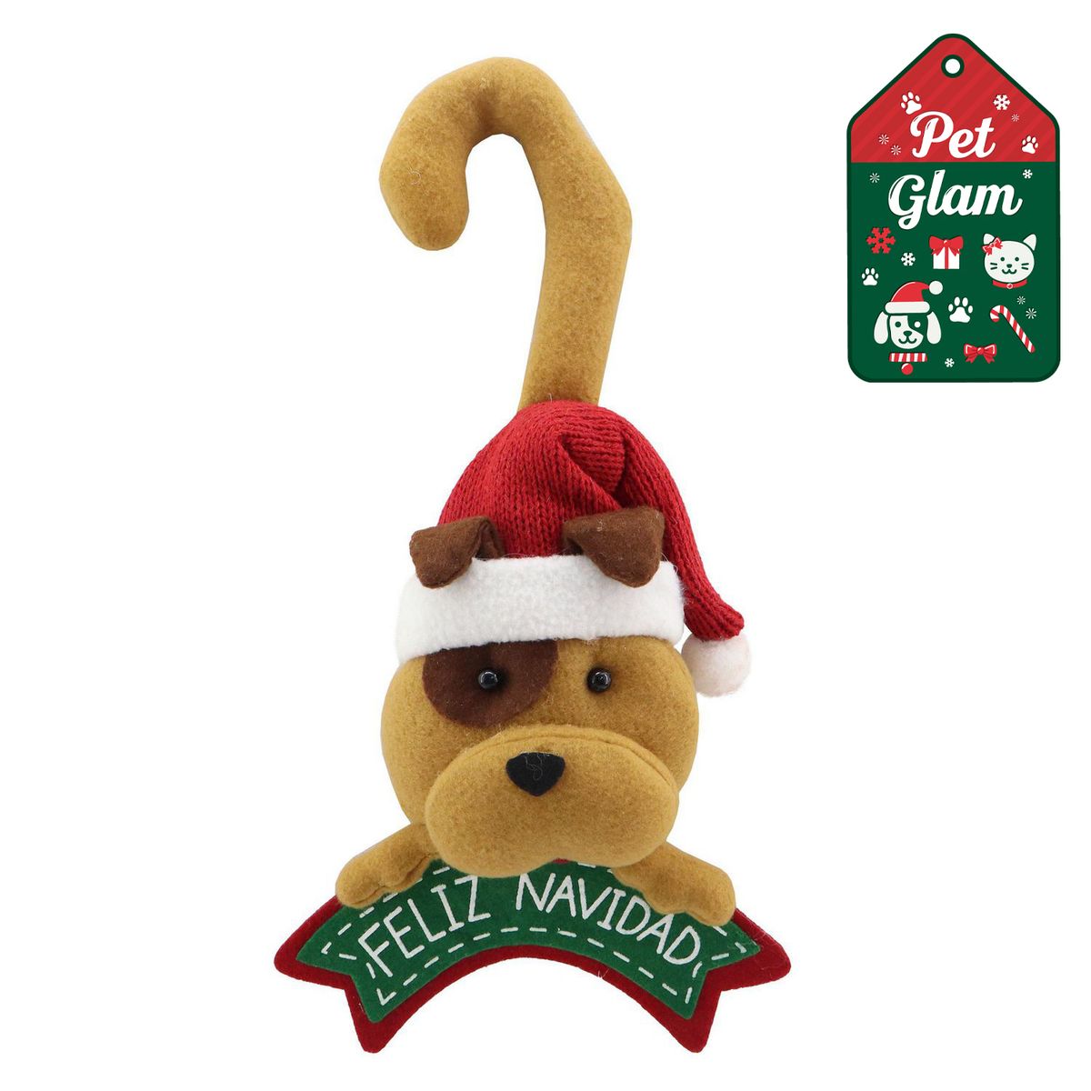 DEAR SANTA - Perro navidad colgante puerta 30 cm pet glam
