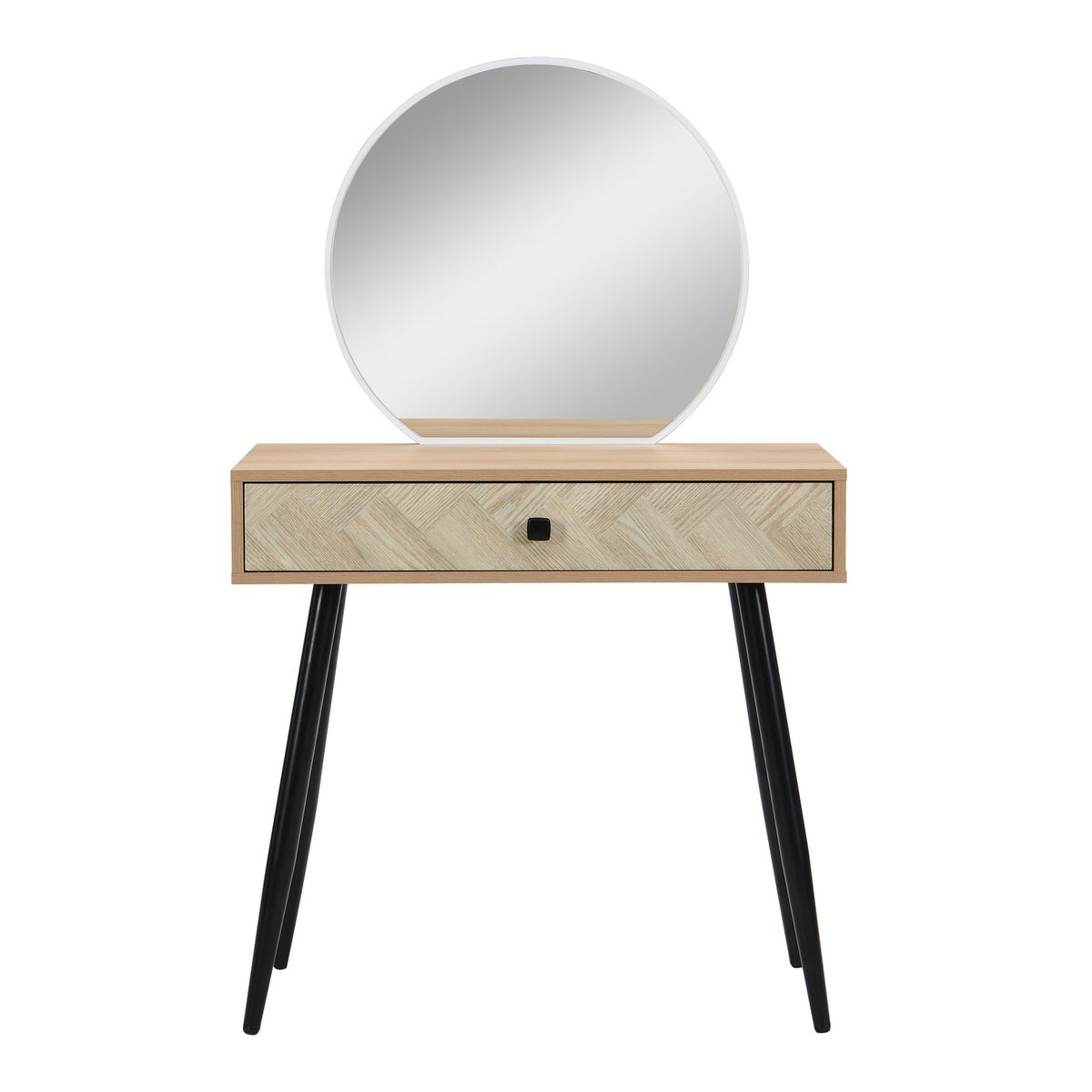 JUST HOME COLLECTION - Tocador 1 Cajón(es) Florencia 80x76x40 cm Madera