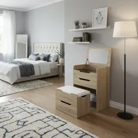 Tocador 3 Cajón(es) Maria 60x81.7x40 cm Roble